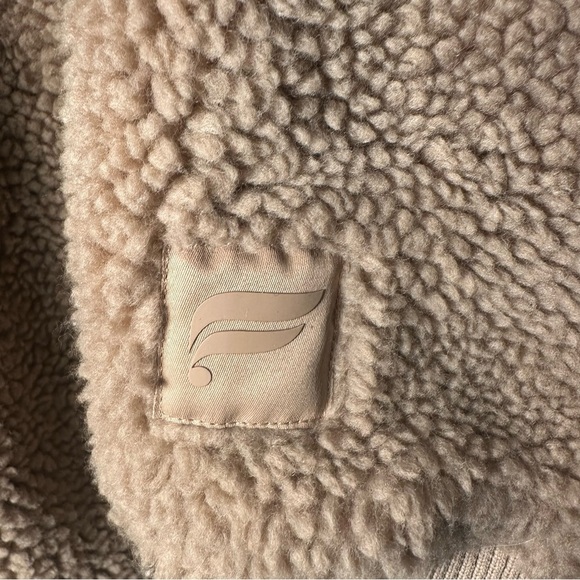 Fabletics Beige Oversized Bomber Jacket - Picture 2 of 6